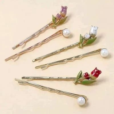 Enamel Hair Pin Set
