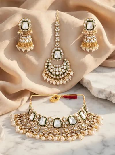 Meenakari Kundan Choker